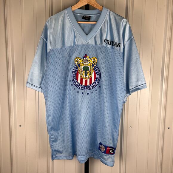 Chivas C.D. Guadalajara Liga MX 2004 B & W Apparel XL Embroidered Jersey Shirt - Picture 1 of 5